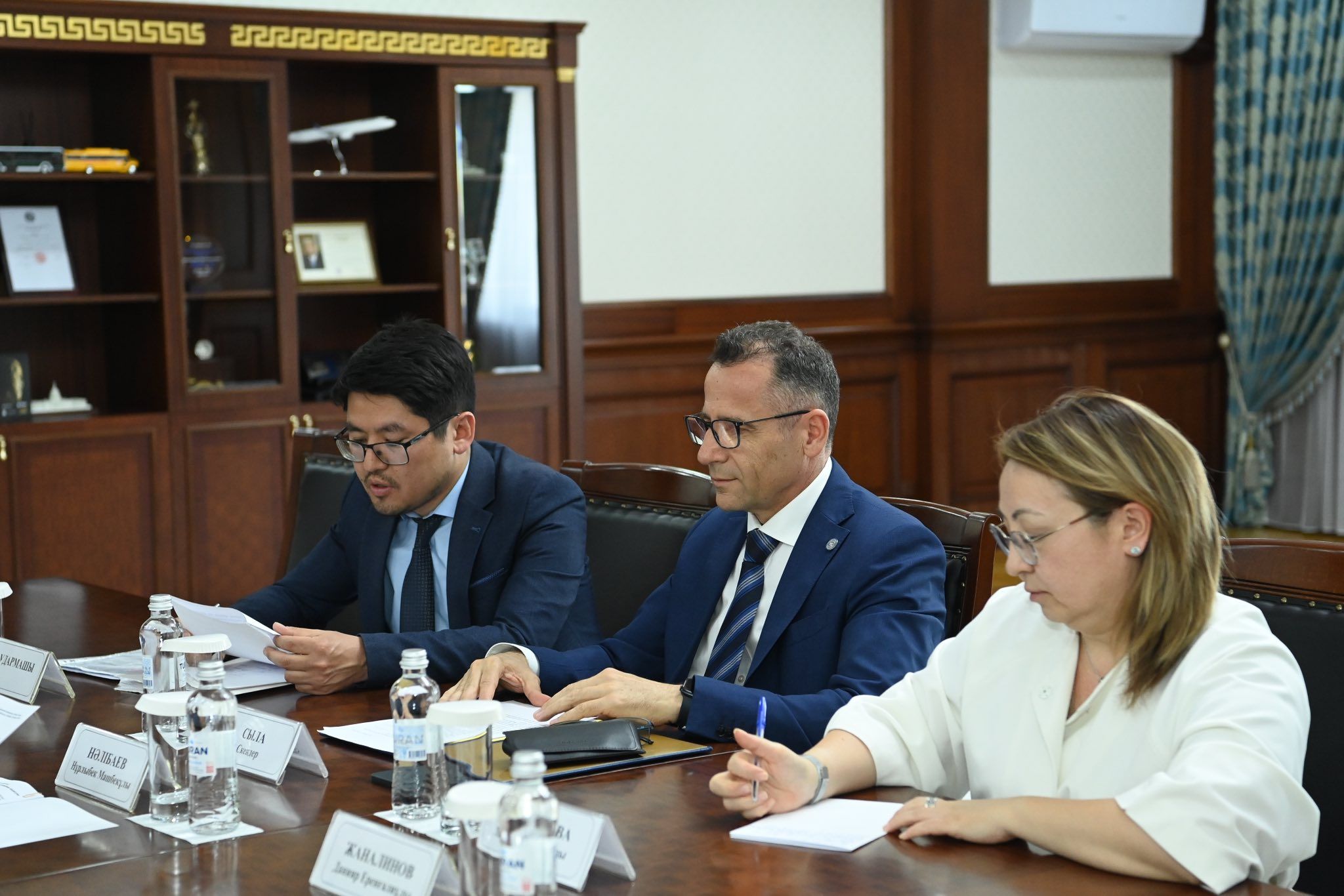 Аймақ басшысы Дүниежүзілік Денсаулық сақтау ұйымының Қазақстандағы сақтандыру кеңсесі басшысымен кездесті 1.jpg