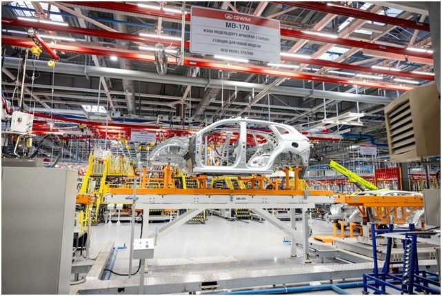 Цех сварки на заводе Astana Motors Manufacturing Kazakhstan в Алматы. Фото HAVAL.jpg
