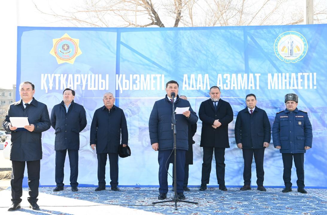Пожарные машины вручили департаменту ЧС Кызылординской области 2.jpeg