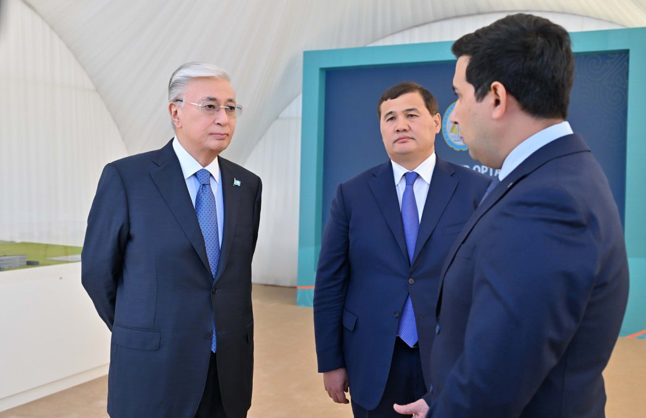 Президент жаңа жылу электр орталығына барды.jpg