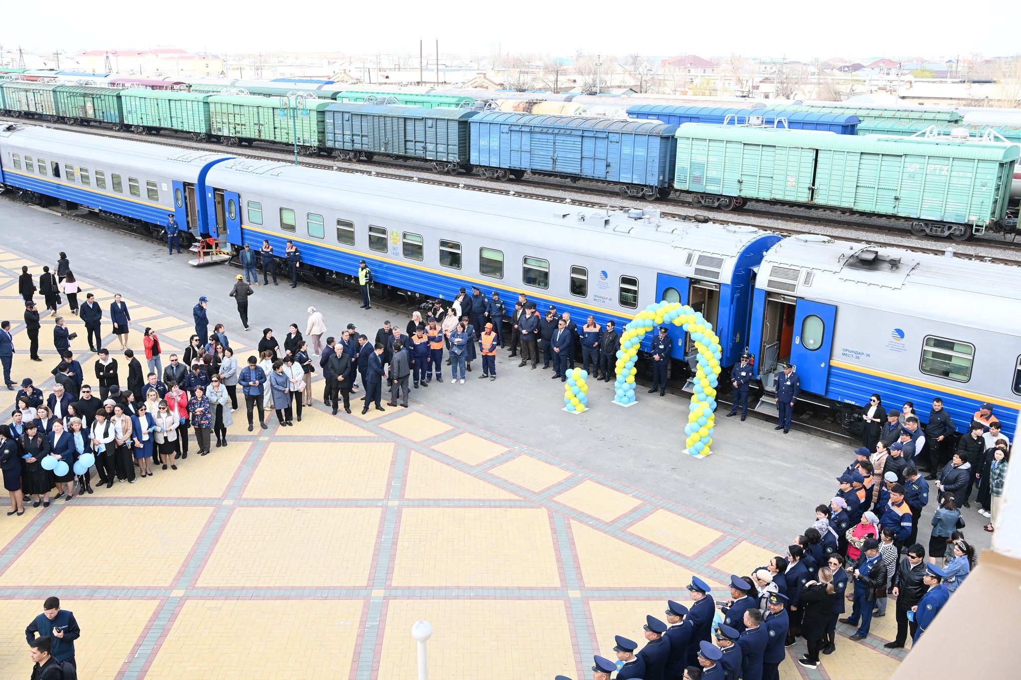 В Кызылорде запустили новые вагоны по маршруту  «Кызылорда — Семей» 2.jpg