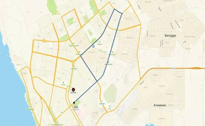 Автобус сызбасы. Фото: Маңғыстау облысы әкімінің баспасөз қызметі