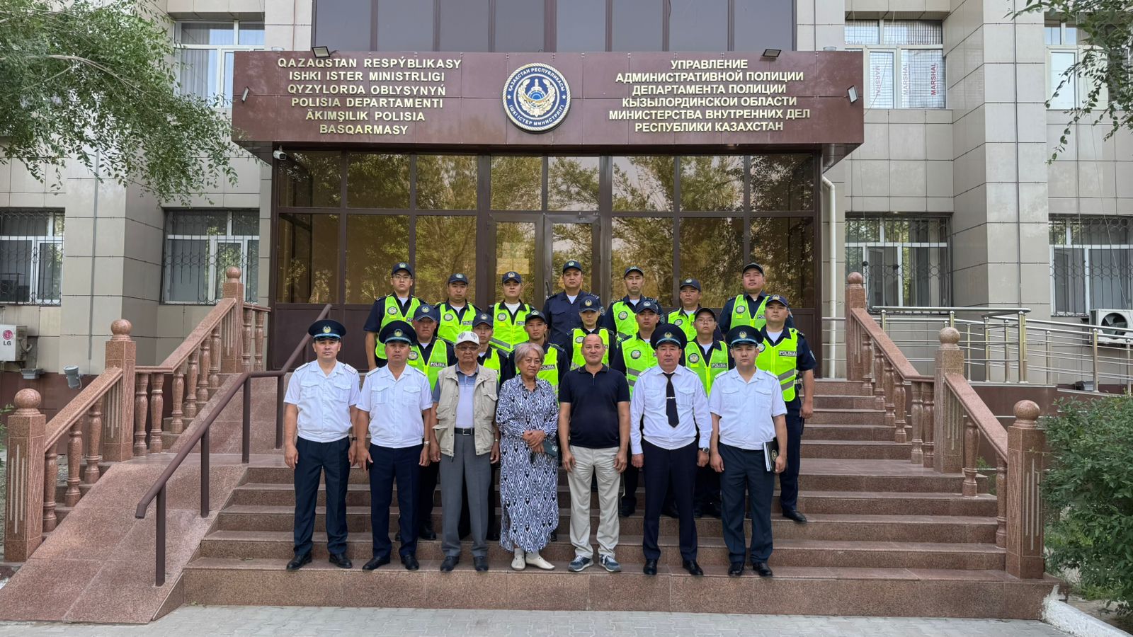 Қызылорда облысы Полиция департаментінде Тәлімгерлер кеңесінің мүшелері жас қызметкерлермен кездесті1.jpg